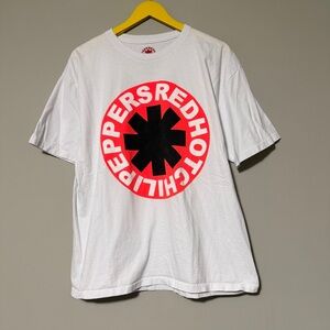Red Hot Chili Peppers white tour tee Size L